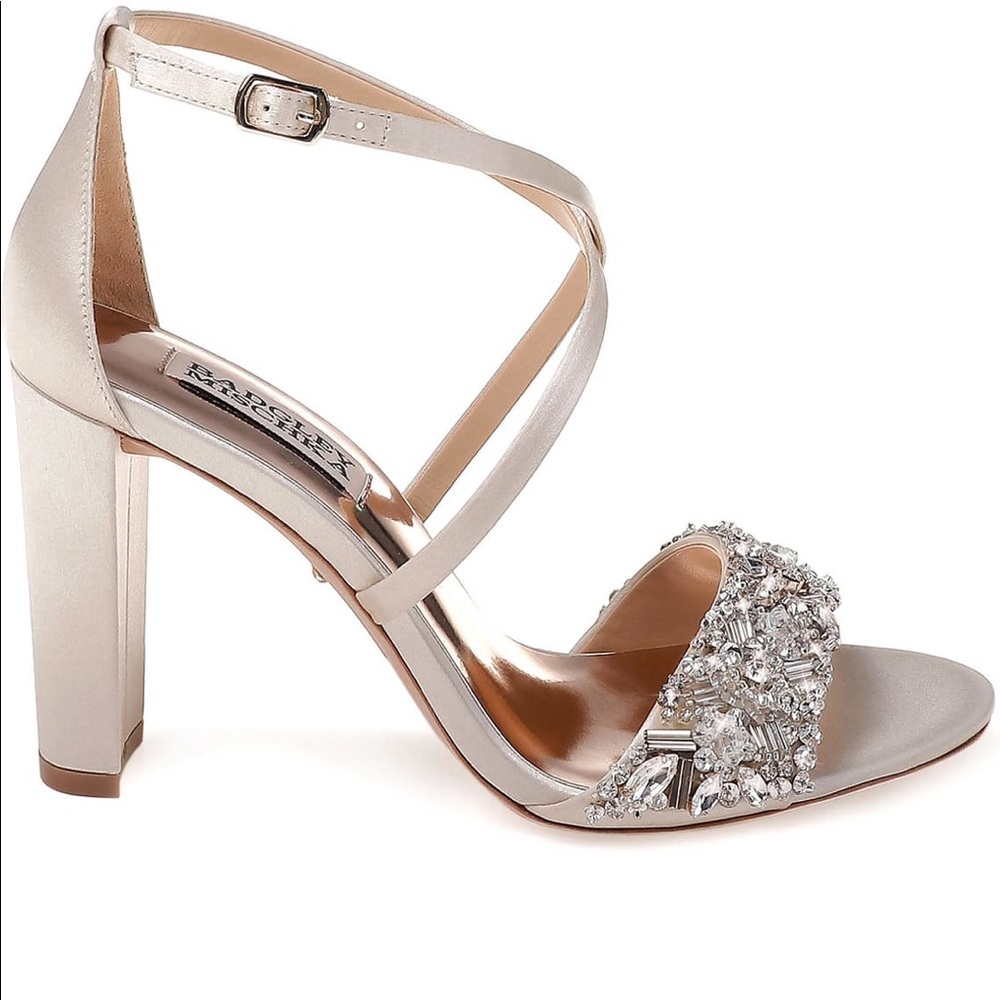 Badgley Mischka Sandy Strappy Heel - size 7.5